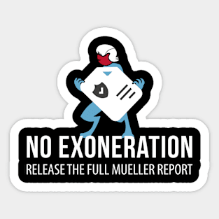 Release The Mueller Report Protest Resist Sticker